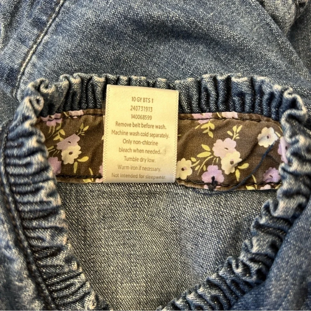 GYMBOREE Denim Long Sleeve Dress